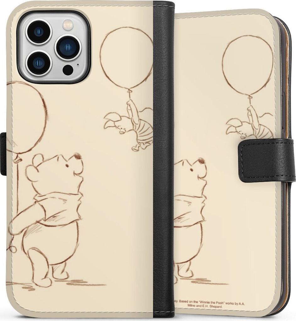 DeinDesign Klapphülle für Apple iPhone 13 Pro Max Handytasche Lederhülle Tasche Disney Offizielles Lizenzprodukt Winnie Puuh