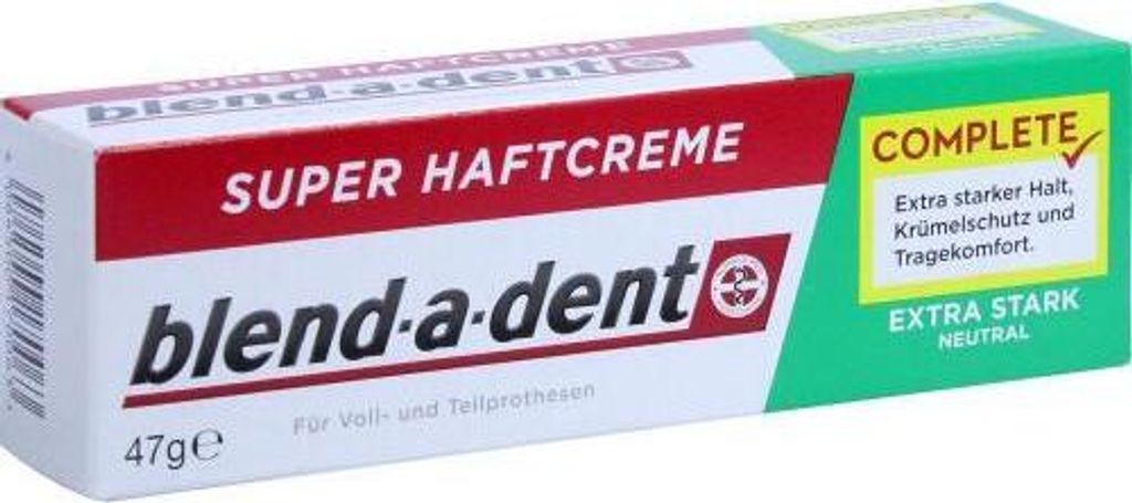 blend-a-dent Super crème adhésive extra forte neutre, 40 ml Image du produit 