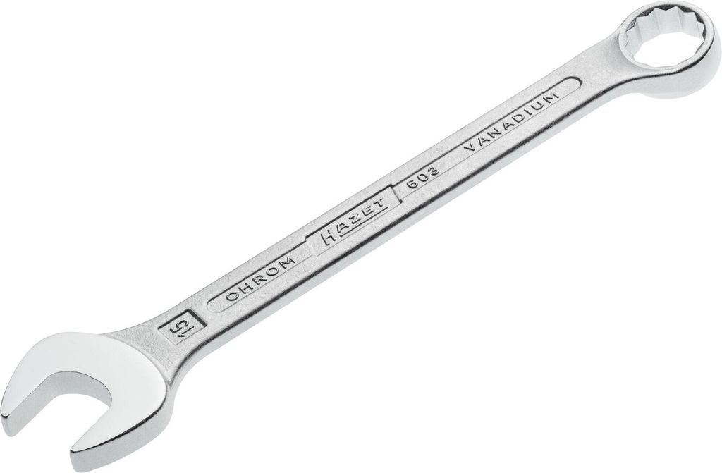HAZET Ring-Maulschlüssel 603-15 180mm Chrom-Vanadium-Stahl