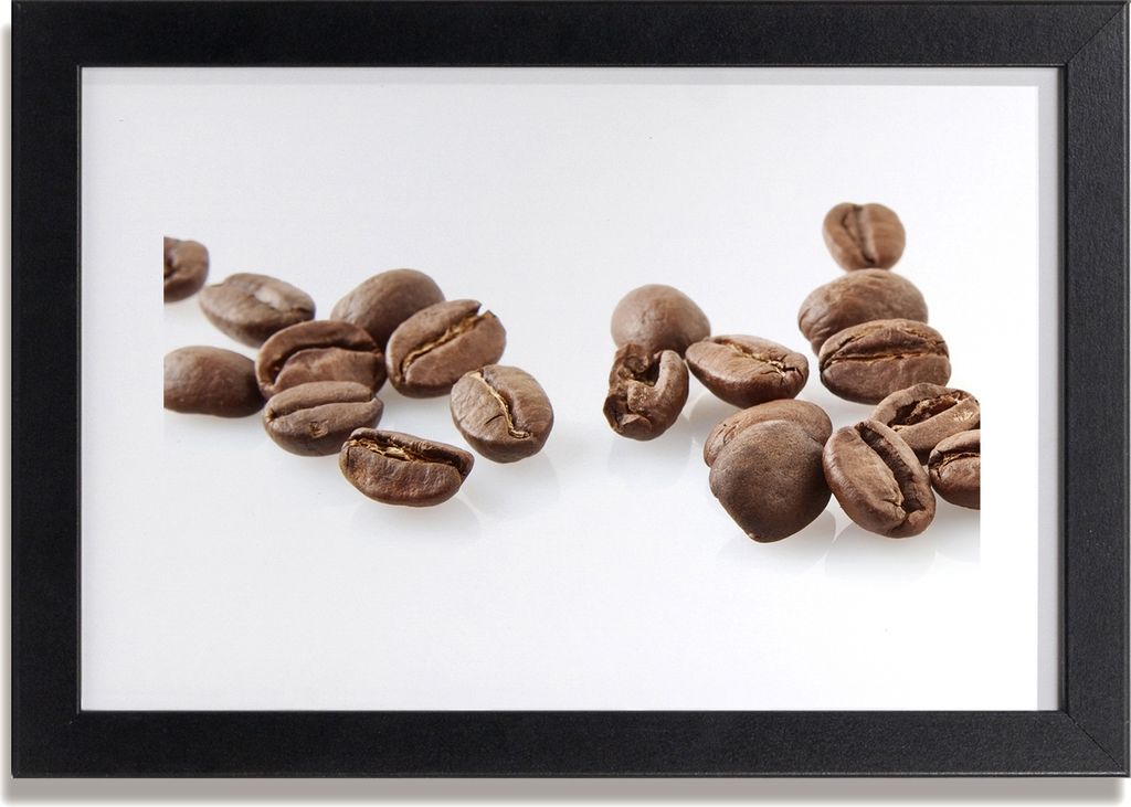 Bild 30x20 MDF-Rahmen, Wandkunst Kaffeebohnen
