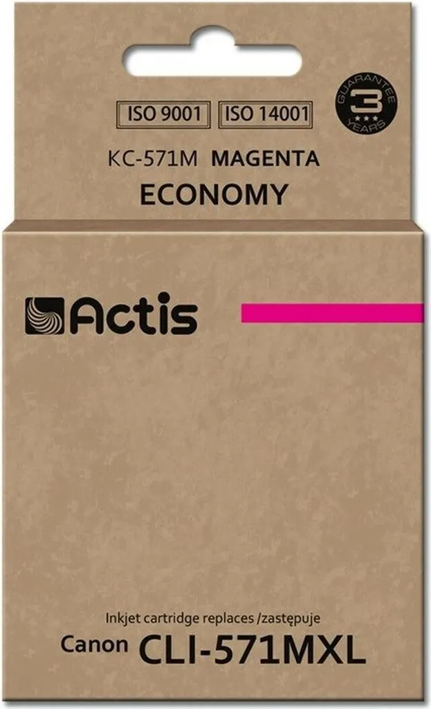 Cartuccia Compatibile Canon CLI-571M Magenta Actis KC-571M Economica