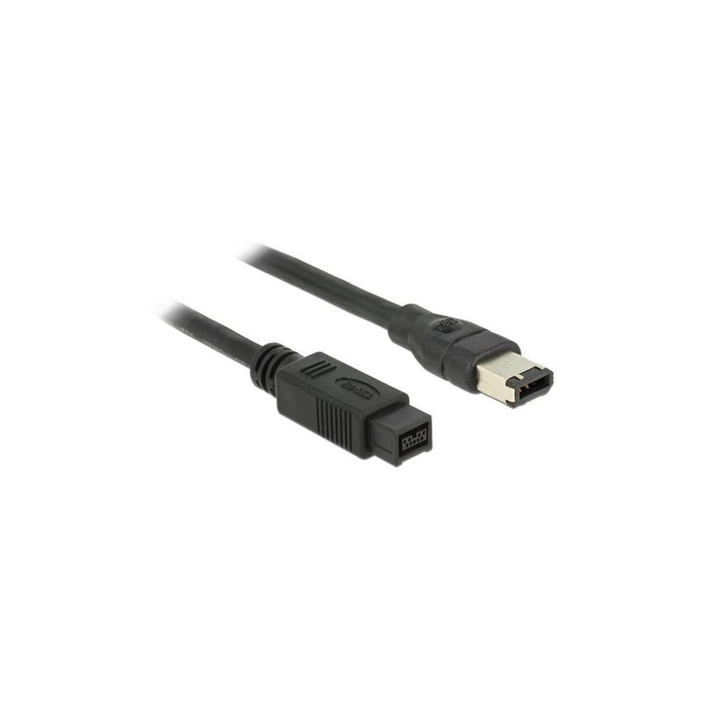 DELOCK FireWire-Kabel FW400 6Pin -> FW800 9Pin St/St 1.00m