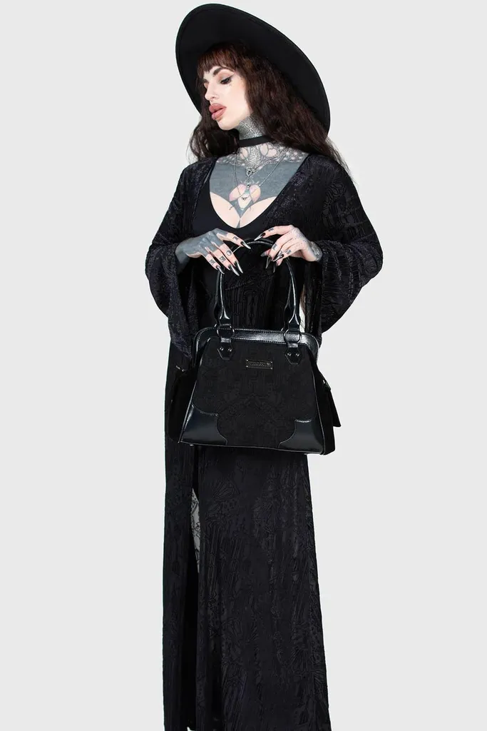 Sac à main en similicuir KILLSTAR Church of Nite Style Gothique Noir