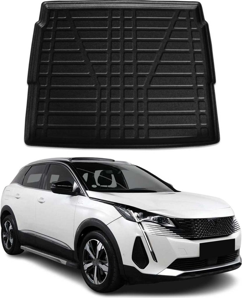 Fodera per Peugeot 3008 2016-2024 Tomaia in gomma TPE nero Immagine del prodotto 