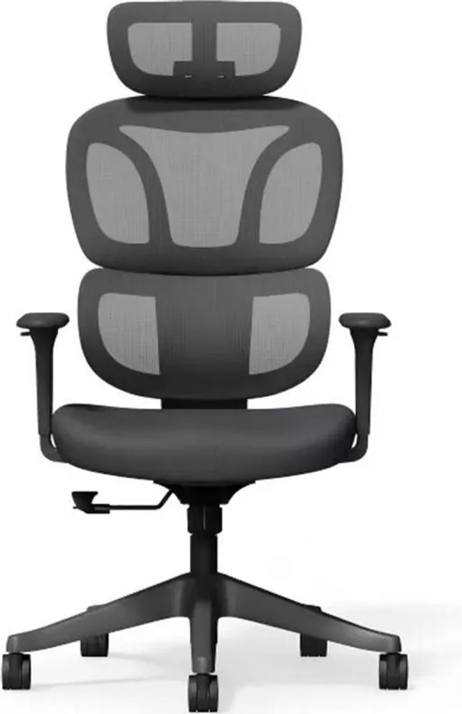Fauteuil de bureau ergonomique BS5BB noir, siège de travail ajustable - 2