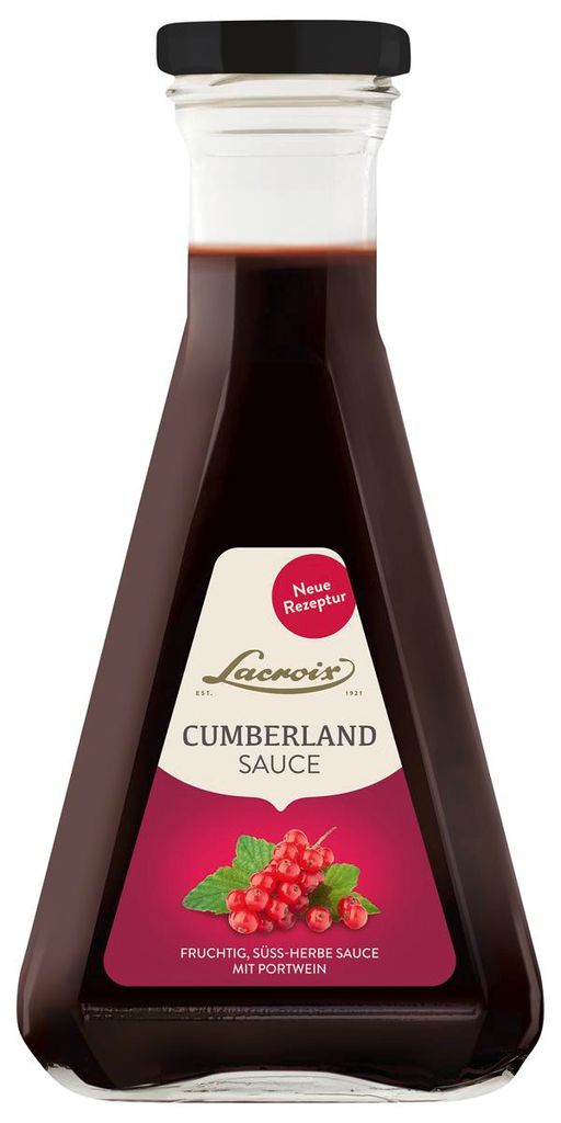 Lacroix Cumberland Sauce delikatnie owocowy z wykwintnym Zdjęcie produktu 
