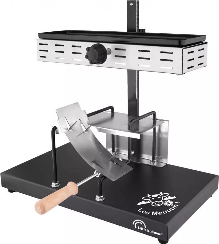 A raclette grill on a white background.