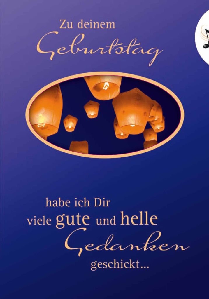 Geburtstag - Flashlight - Soundkarte und Lichtkarte im Produktbild 