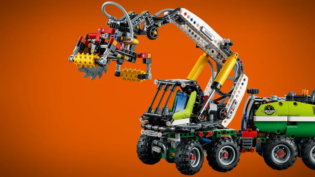 Jeu de construction motorisé Abatteuse forestière LEGO Technic 42080 - 12