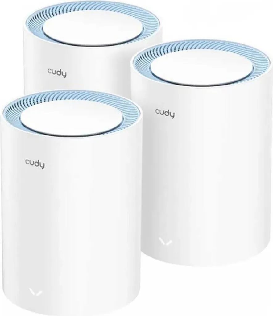 Cudy M1200 Système Mesh Wi-Fi AC1200 Fini les Zones Mortes Pack de 3