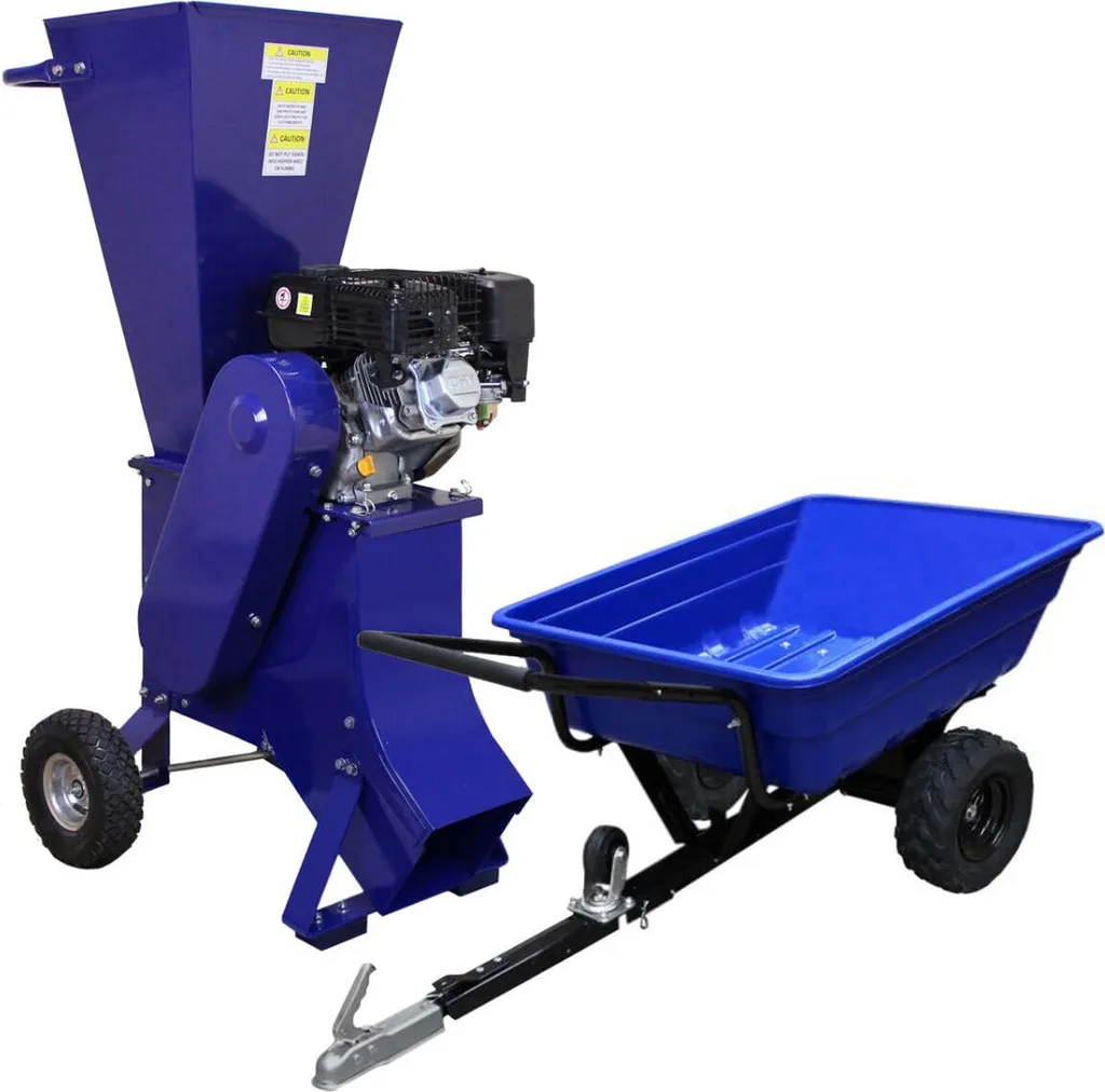 Remorque basculante pour transport bois et terre derrière tracteur