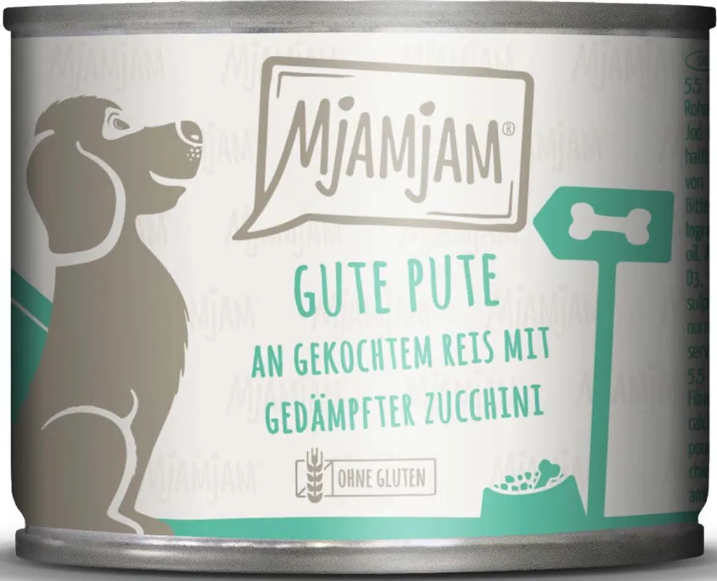 MjAMjAM Carne di Tacchino con Riso 200g | Il Top per il Tuo Cane