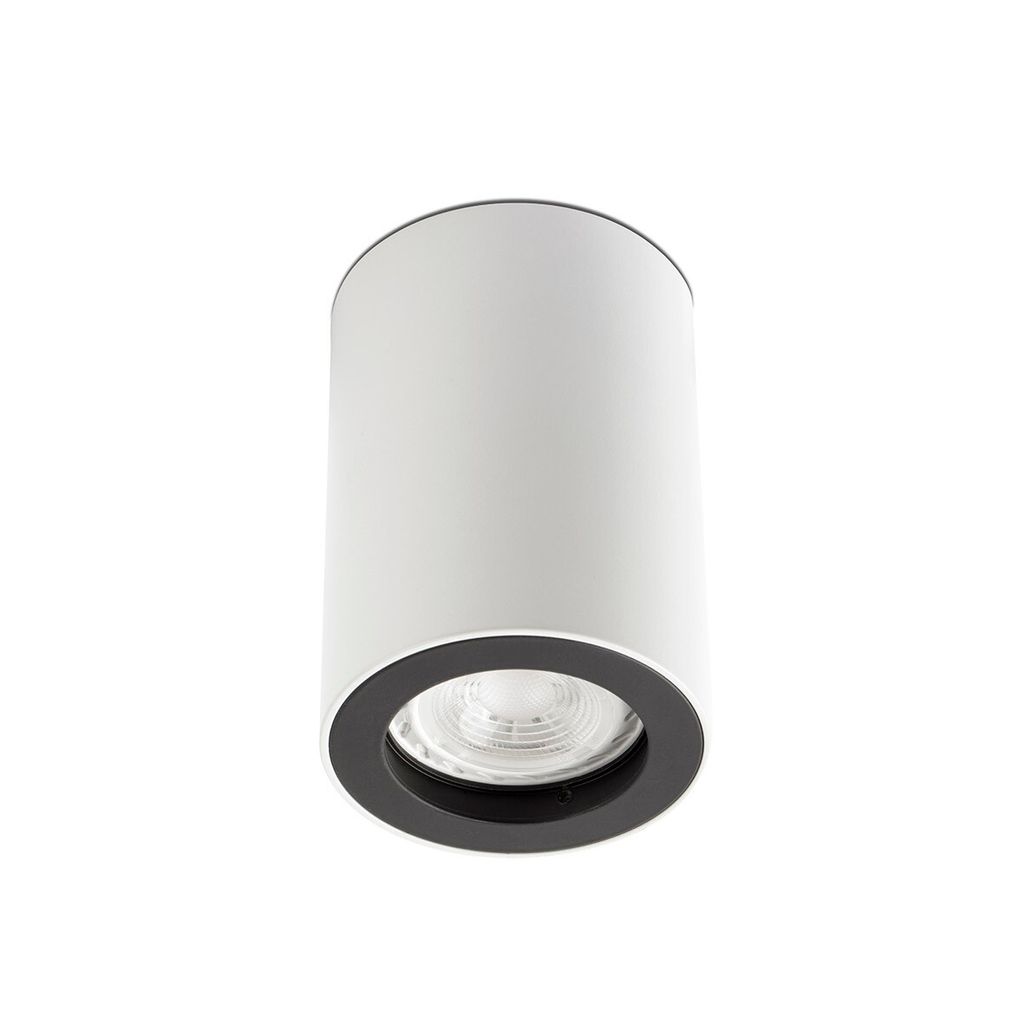 STOPES weiße Deckenleuchte, Aluminium, 7 cm breit, 10 cm hoch, GU10 Fassung