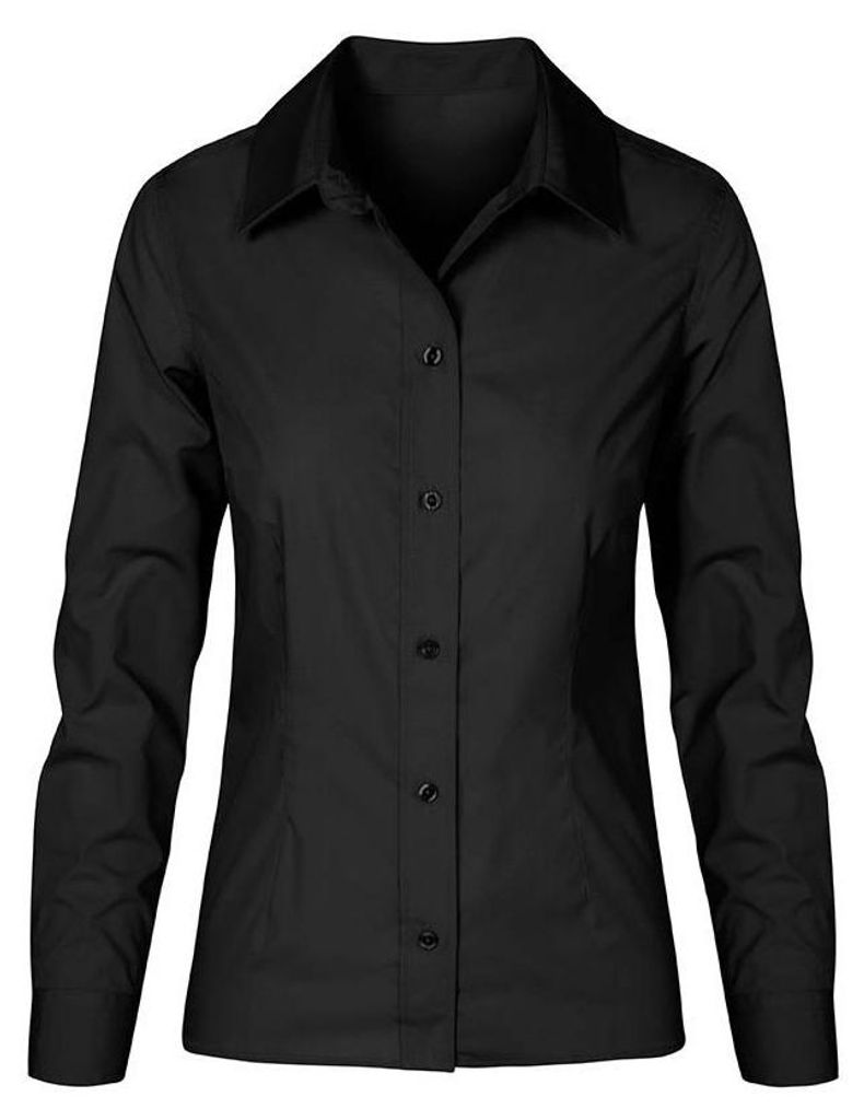 Promodoro - Hemd für Damen Langärmlig LT3045 (XL) (Schwarz)