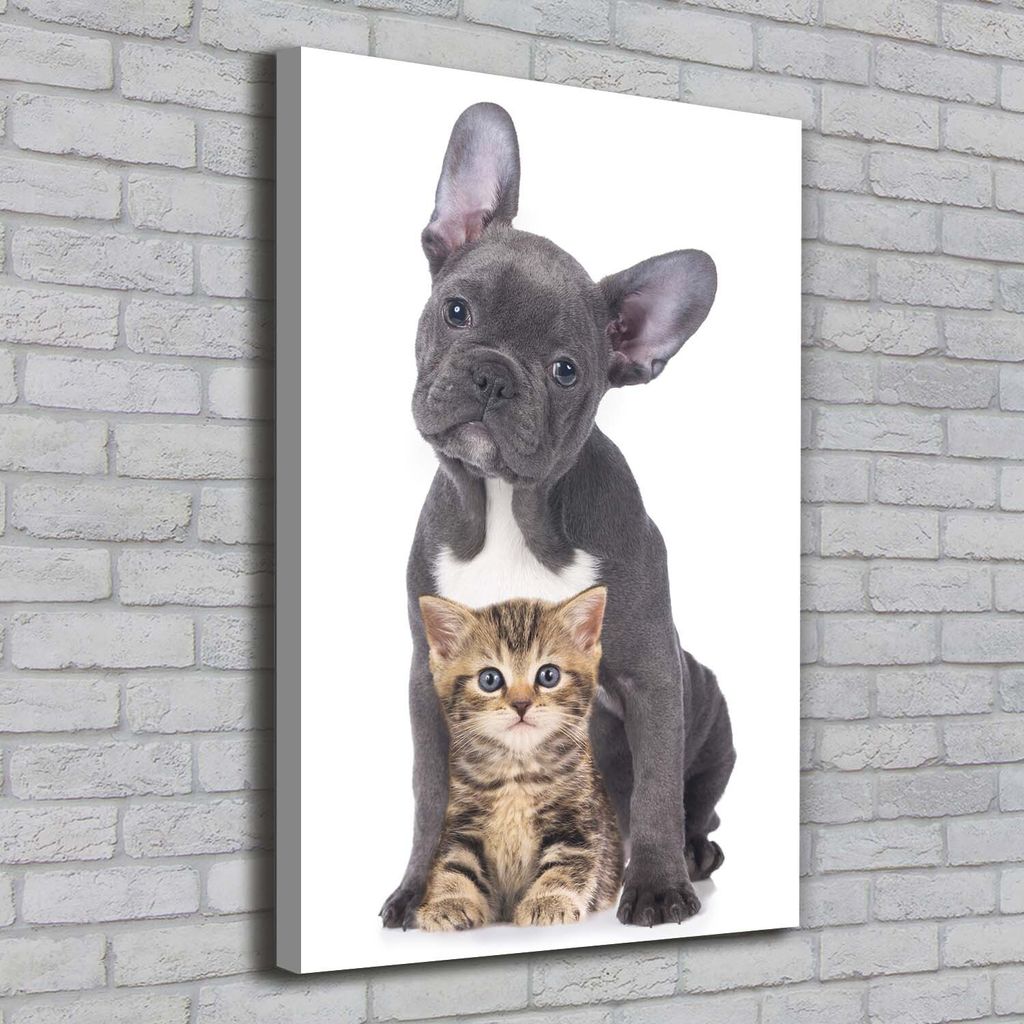 Tulup Leinwandbild - 70x100cm - Wandkunst - Drucke auf Leinwand - Leinwanddruck - Wohnzimmer Wanddekoration XXL - Wohnung Deko Kunstdrucke - Tier...