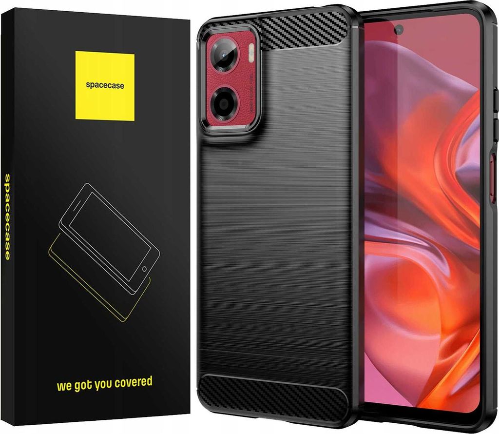 Spacecase Carbon Moto G05/E15 schwarz