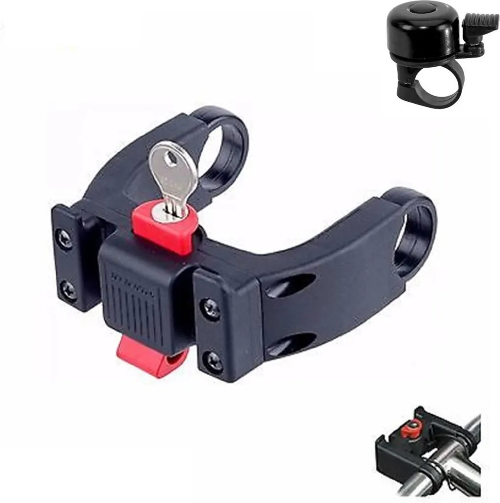 Adaptateur Guidon pour Panier Vélo Électrique et Ville Verrouillable