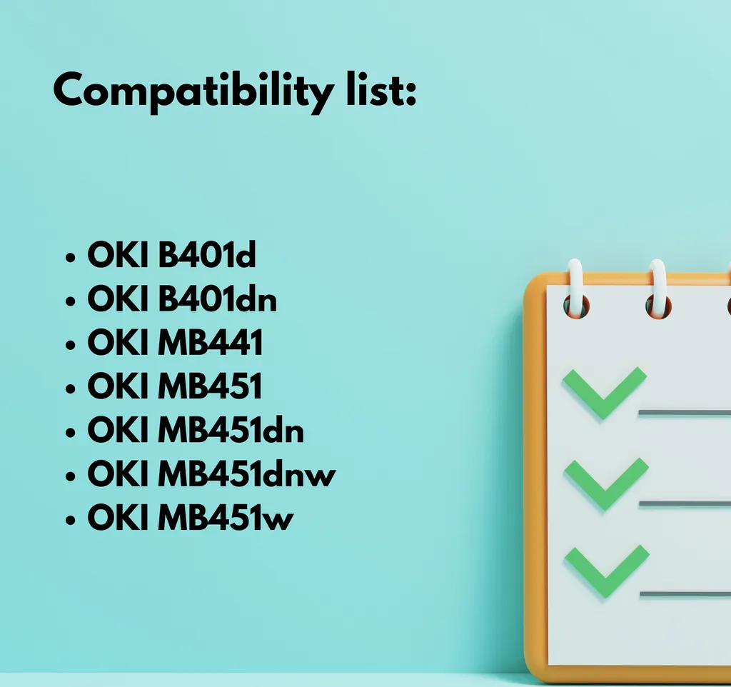 Toner Nero OKI 44992402 per Serie B401 MB451 | Offerta E-commerce - 2