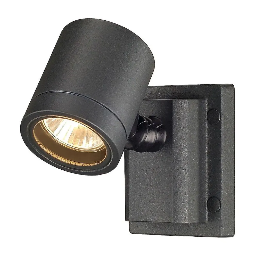 Lampe de Terrasse Anthracite pour Éclairage de Façade et Entrée GU10 - 5