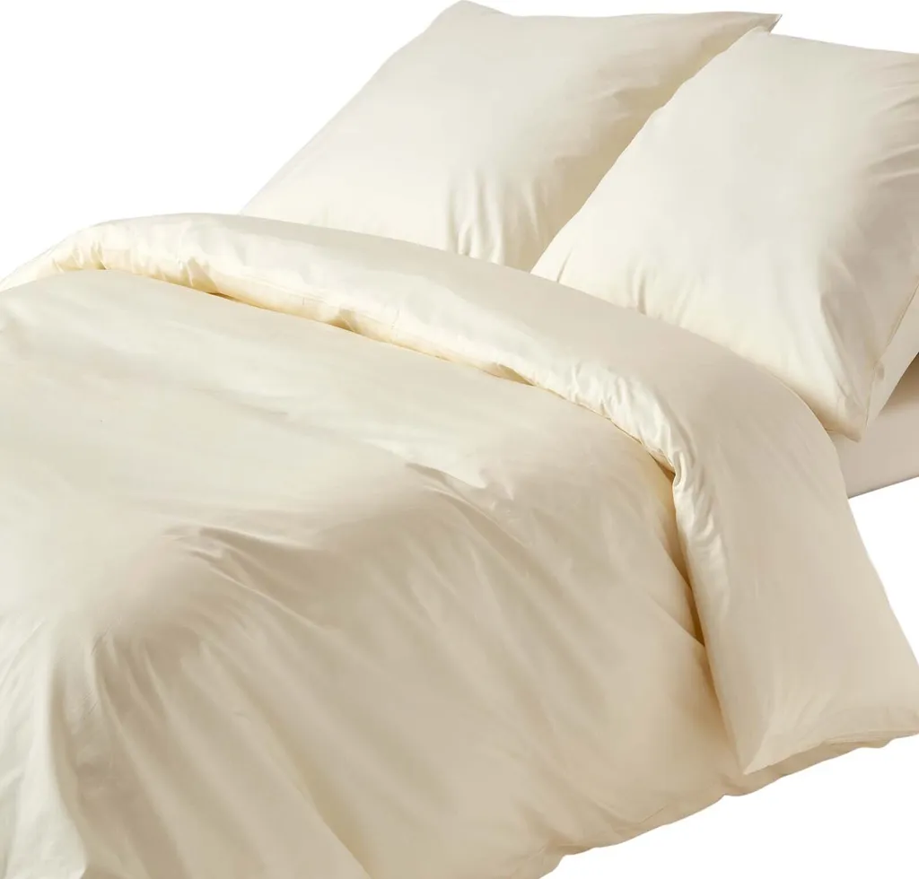 Biancheria da Letto HOMESCAPES Vaniglia 200 Fili - Comfort 150x200