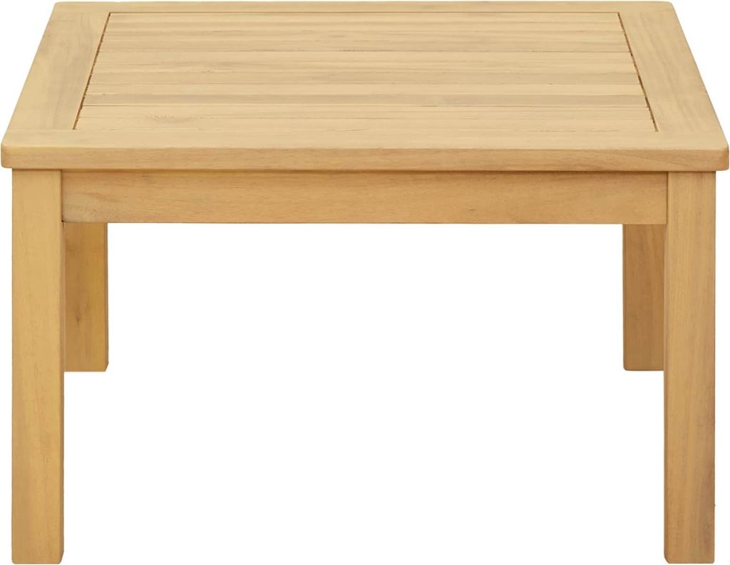 vidaXL Couchtisch Helles Akazienholz 60 x 60 x 36 cm Massivholz Akazie