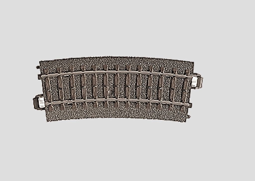 24115 - ein gebogenes C-Gleis R1 15° Produktbild 