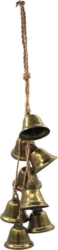 Windspiel Robust Einfach aufzuhängen Schaffen Atmosphäre Geschenk Exquisite Schützen Türgriff Metall Hängendes Windspiel Hexenglocke Wohnkultur