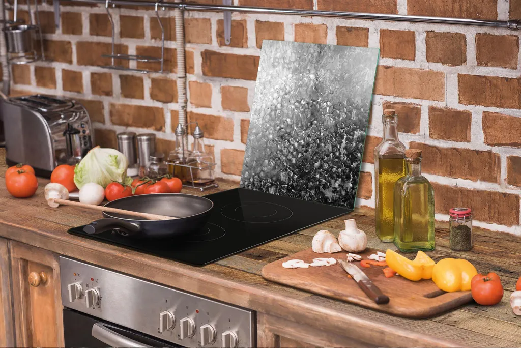 Tagliere Vetro Professionale 45x52 Gocce - Resistente e Igienico - 6