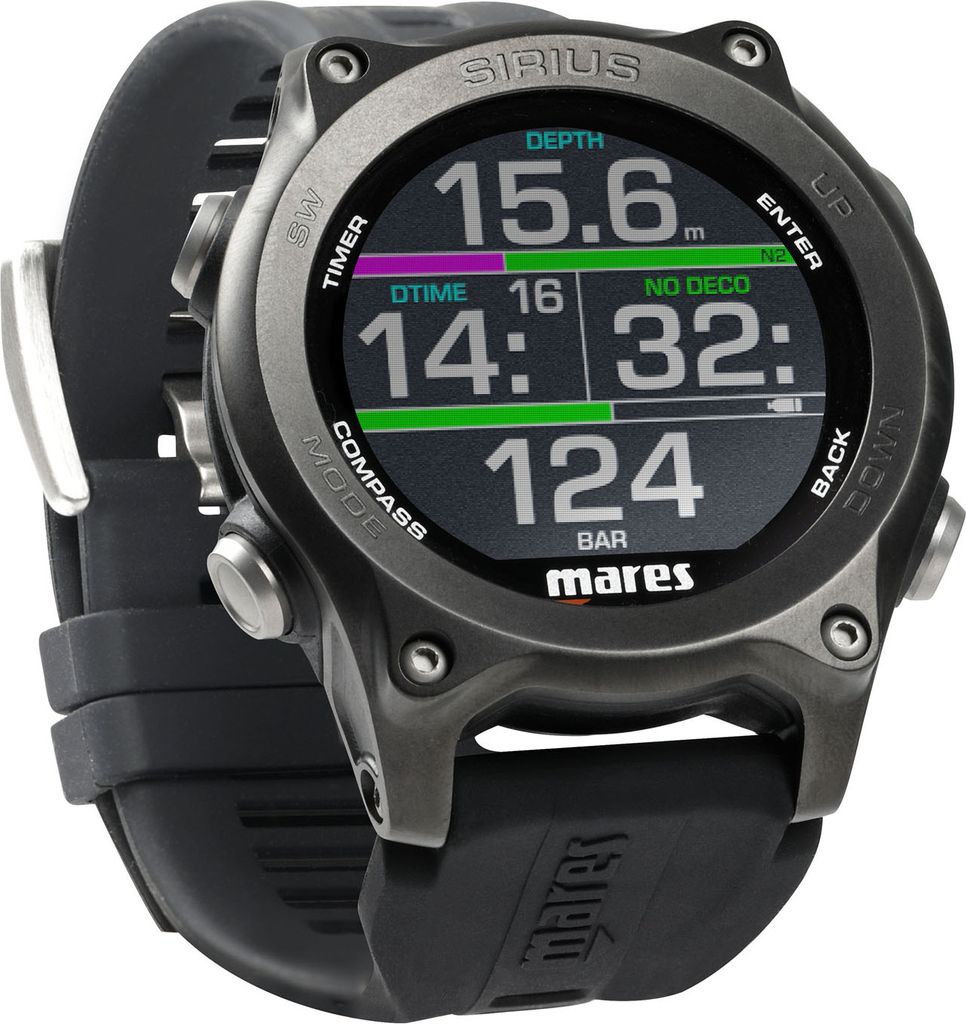 Mares Sirius Tauchcomputer im Armbanduhr-Format, Produktbild 