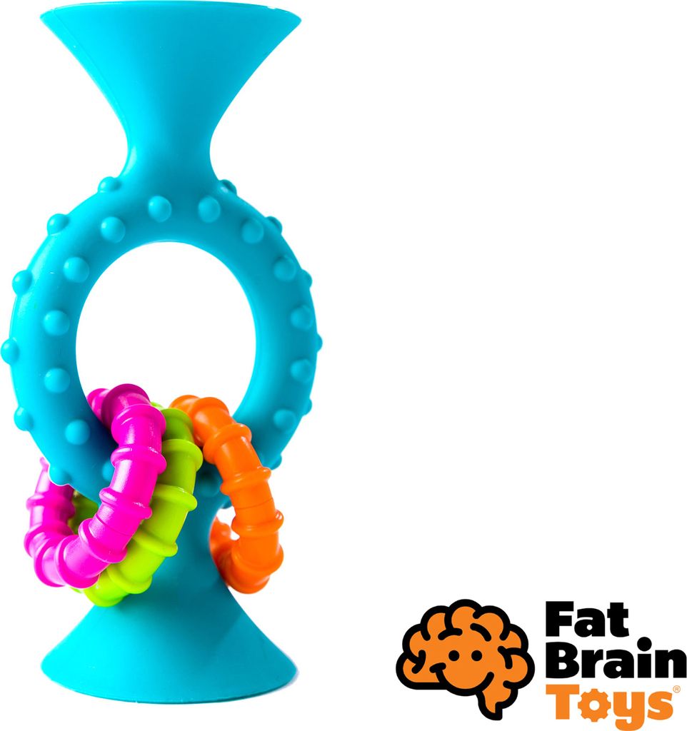 Fat Brain Rassel pipSquiz Loops blau