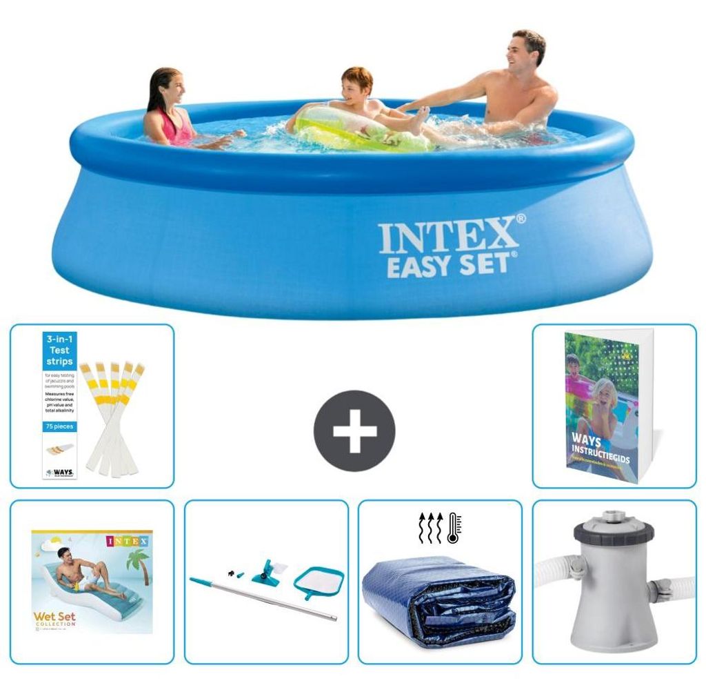 Easy Set Pool Rund - 305x76 cm - 7-teilig S134