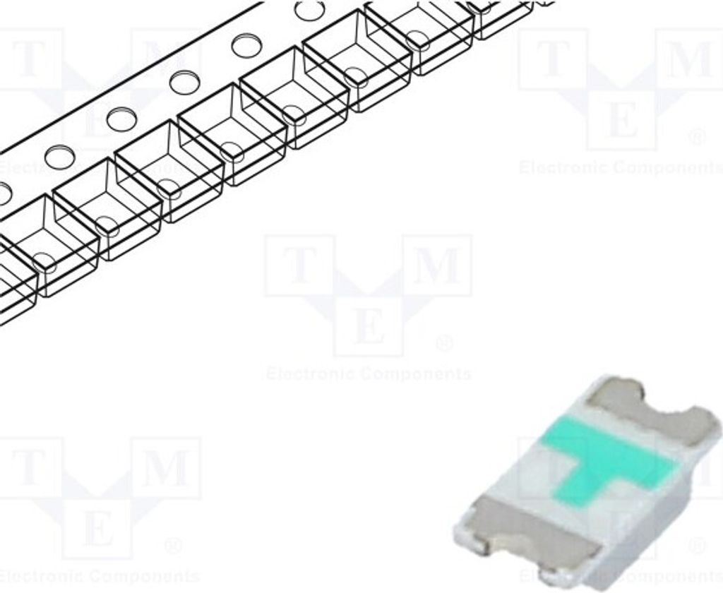 5x LED 1206 3,2x1,6x0,8mm 140° 80÷100mcd orange SMD 1,8÷2,6V OSO51206E1N-0.8T LED