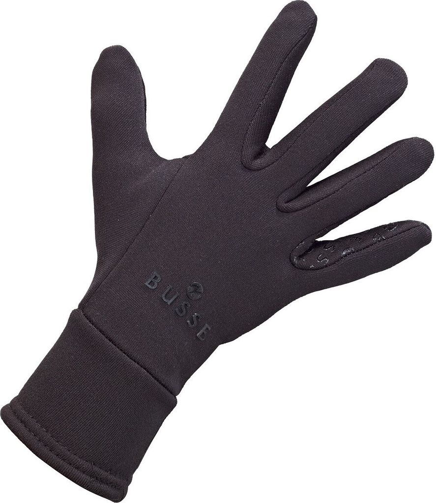 Busse Winterhandschuhe LARS schwarz Silikonbeschichtung Zügelverstärkung , Busse_17_Groessen:L