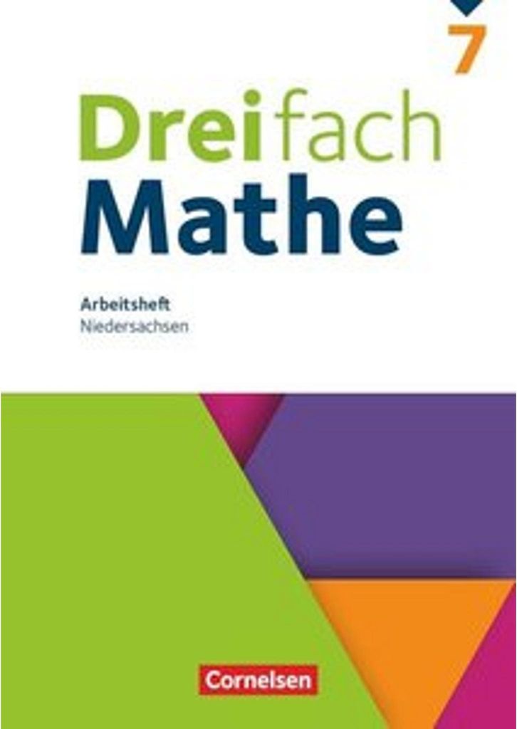 Dreifach Mathe 7. Schuljahr. Niedersachsen - Arbeitsheft Immagine del prodotto 