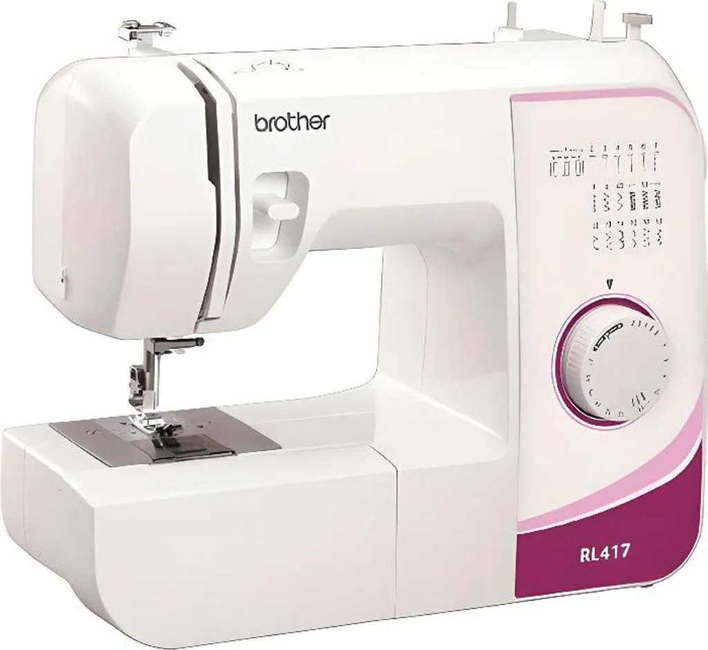 Machine à coudre Brother RL-417 : enfilage facile et couture sans accroc