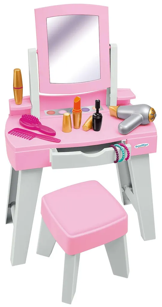 Ecoiffier Mademoiselle Ma première coiffeuse pour enfant dès 18 mois