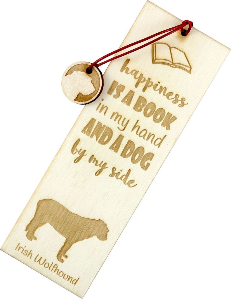 Irischer Wolfshund, Irish Wolfhound - Lesezeichen mit Hund, Produktbild 