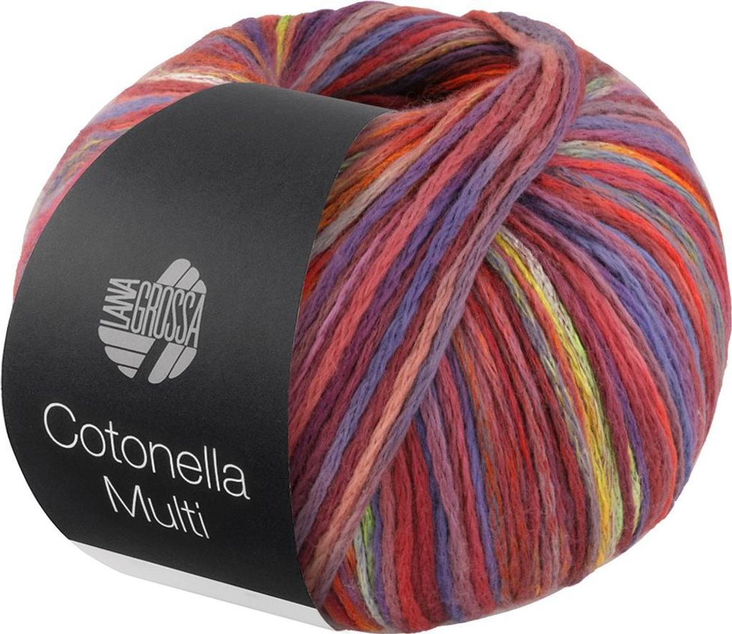 Lana Grossa COTONELLA MULTI 100 g weiches Kettengarn aus Produktbild 