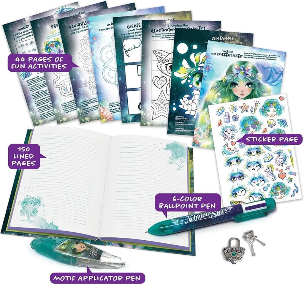 Nebulous Stars Le Journal Secret de Marinia - Carnet Intime Créatif