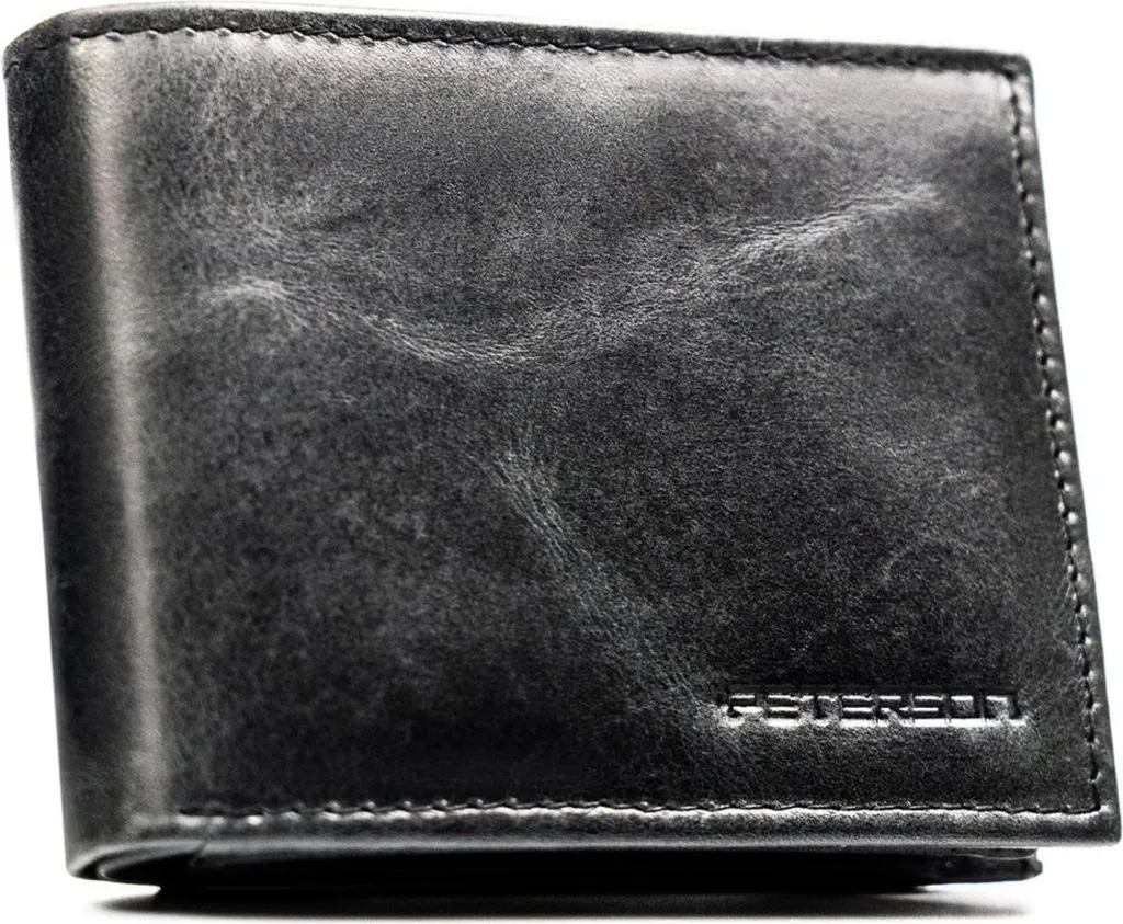 Portefeuille Peterson rovicky309490 en cuir noir pour homme