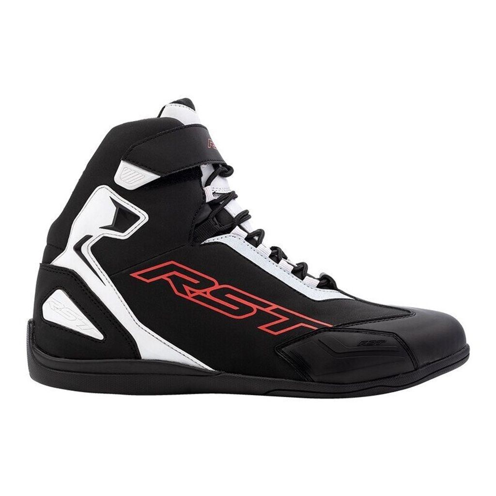 RST Sabre Stiefel - Schwarz/Weiß/Rot Größe 42