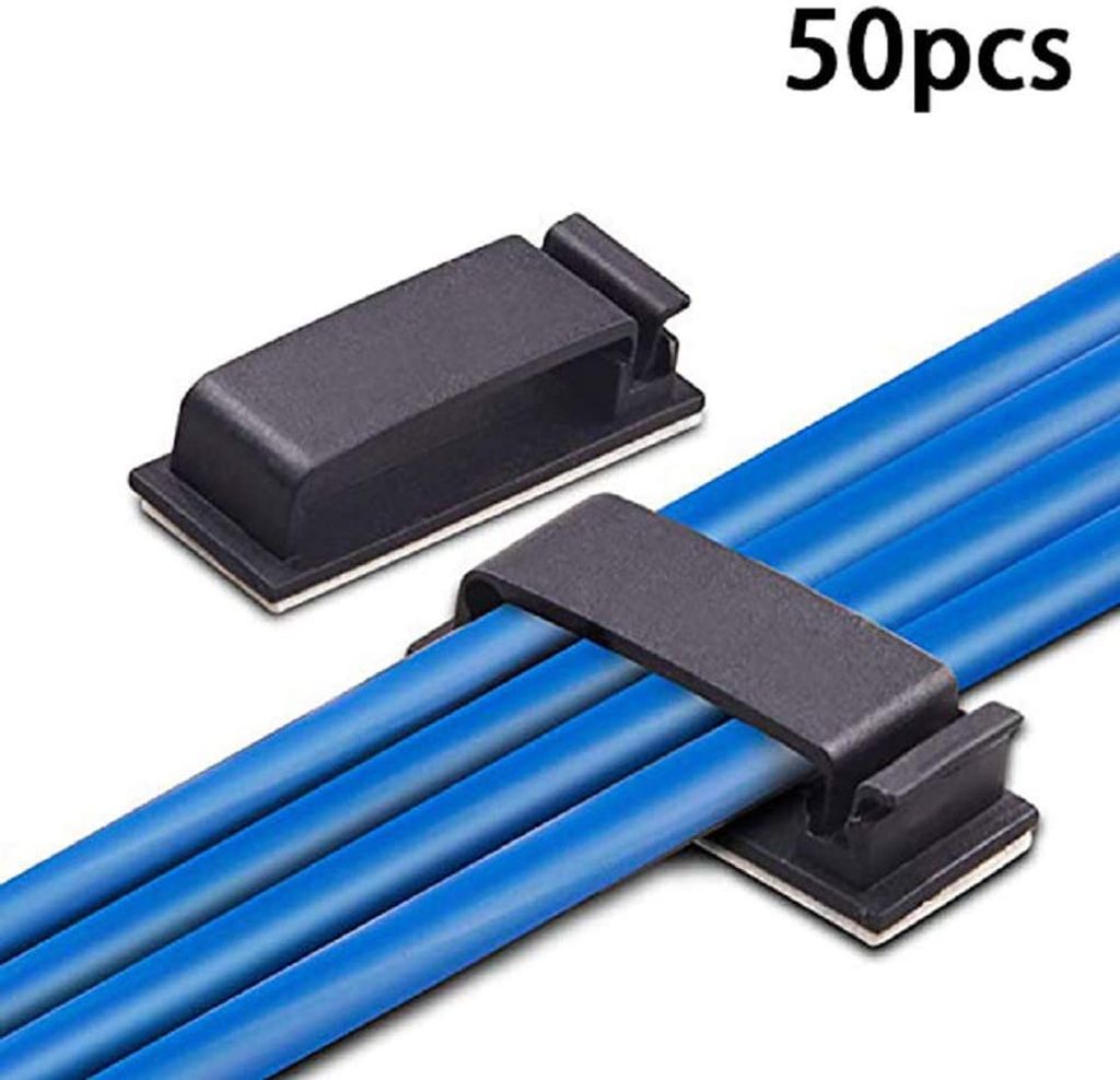 200 Stück Kabelschellen Nylon-Kunststoff Kabelklemme Kabel-Clips Kabelhalter 