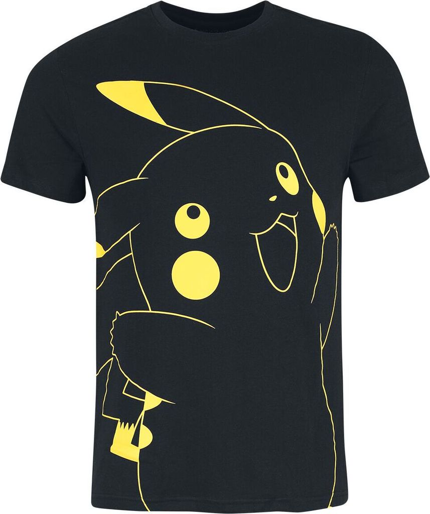 Pokémon T-shirt voor heren, met afbeelding van Pikachu, Productafbeelding 