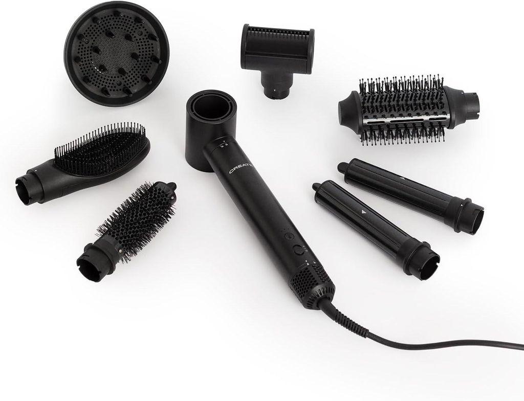 STYLER PRO 8-in-1-Ionen und Stylingbürste DC Brushless Motor, 2 Geschwindigkeiten, 8 Aufsätze, 3 Temperaturen, Kühlfunktion, Aufbewahrungsbox, 1...