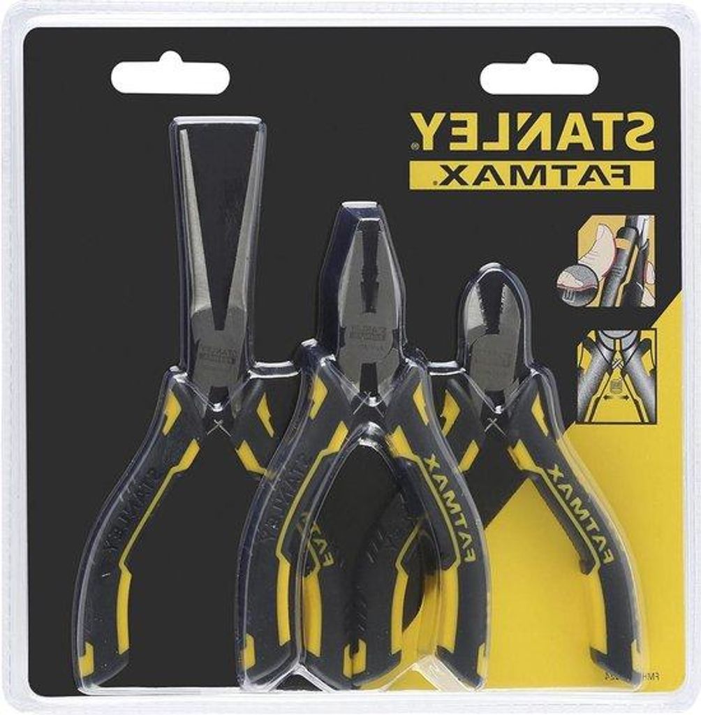 Mini 3-teiliges Werkzeugset schwarz - STANLEY FMHT0-80524 - robust und langlebig