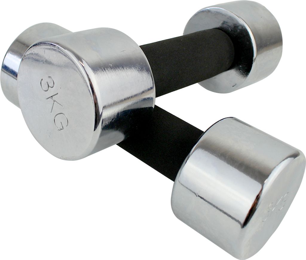 DUMBELL MASTER 2 x 3 KG Hantelset