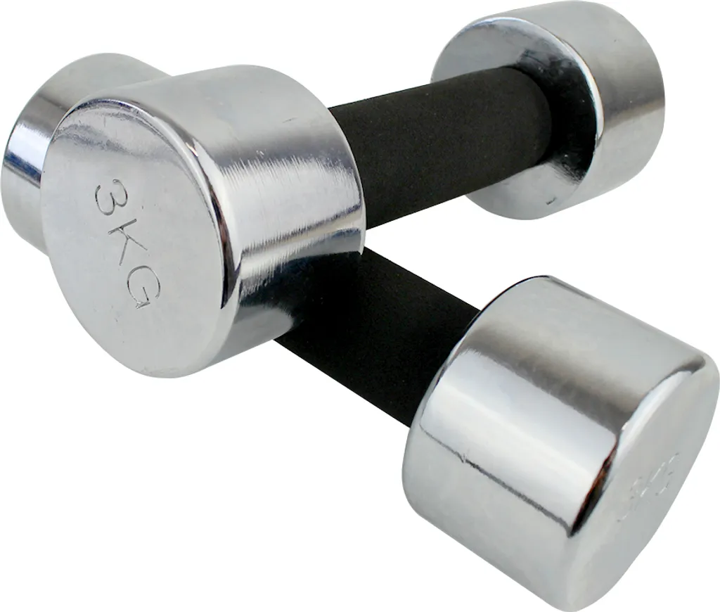 Dumbell Master Set de 2 haltères de 3 kg pour musculation à domicile