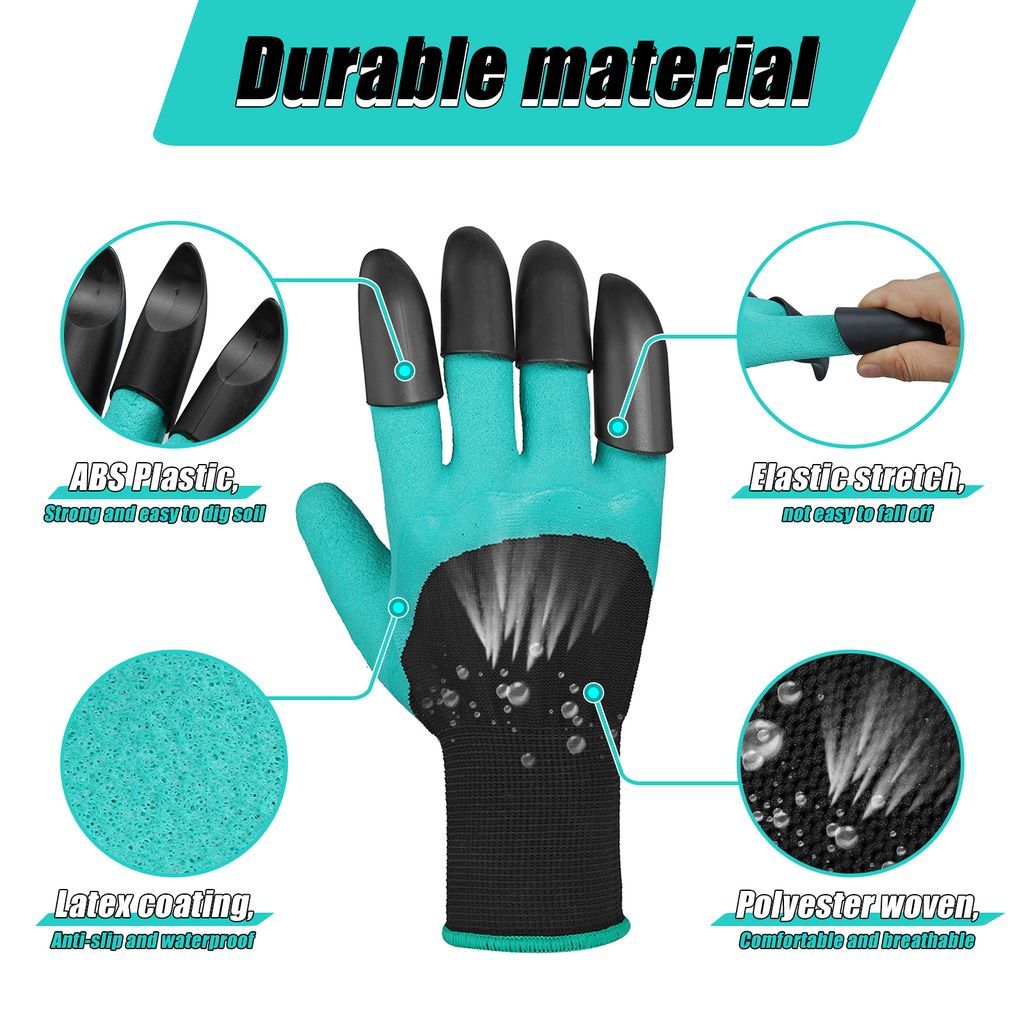 M8 Gartenhandschuhe Mit Baumwollgriff – 3er Pack, Größe M | Für Leichtes Gärtnern, Jäten & Aufräumen