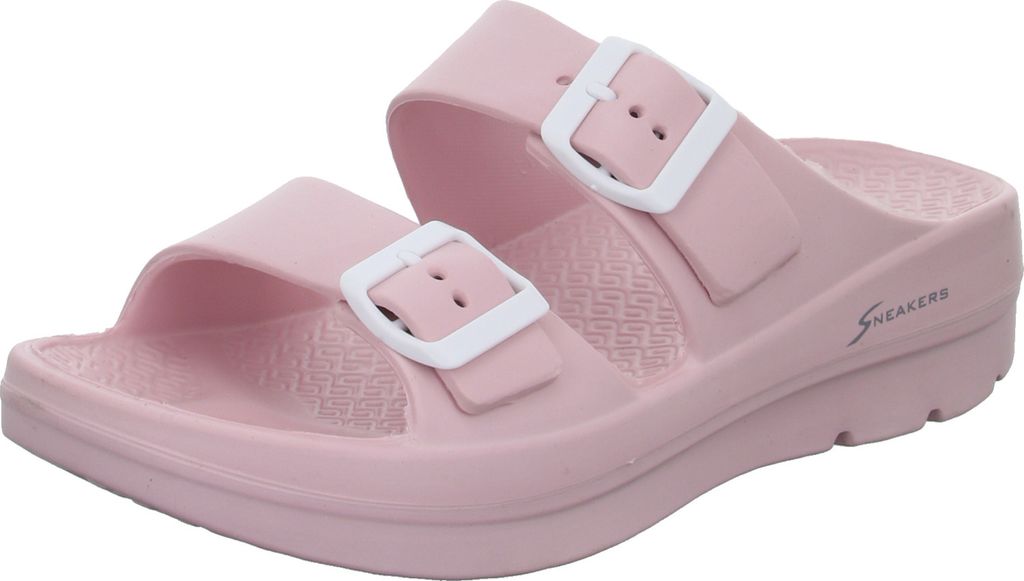 Sneakers Damen-Badepantolette Hell-Rosa, Farbe:rot, EU Größe:38