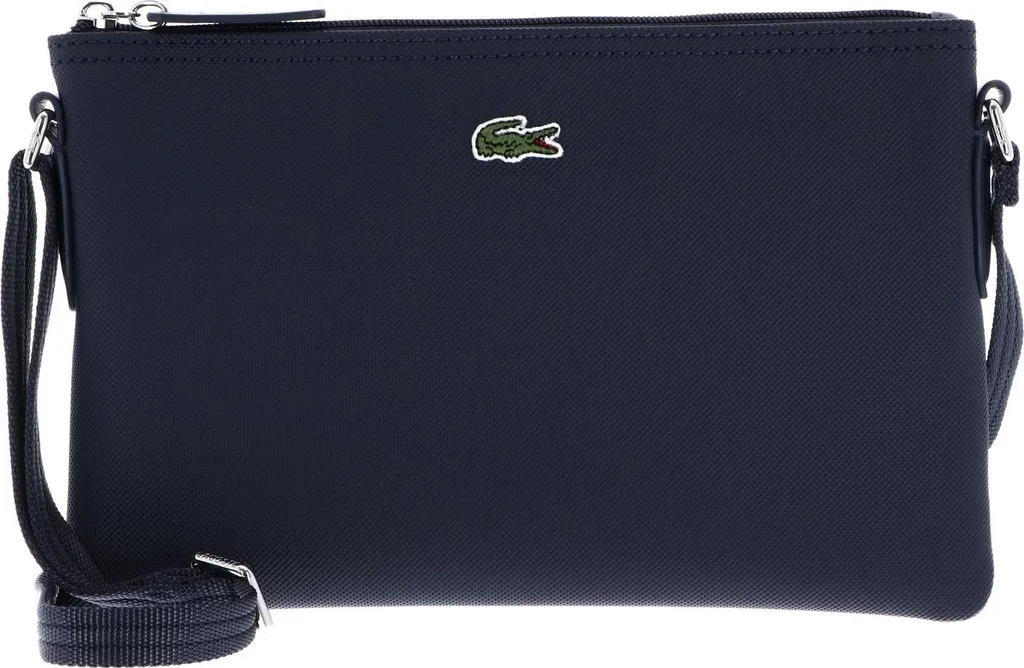 Lacoste Sac à Épaule Flat Crossover Bag Pénombre Bleu Marine Original